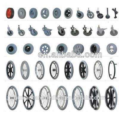 6 wheelchair caster wheels