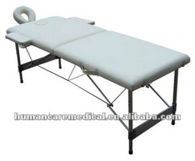 2-section Al. frame foldable massage table