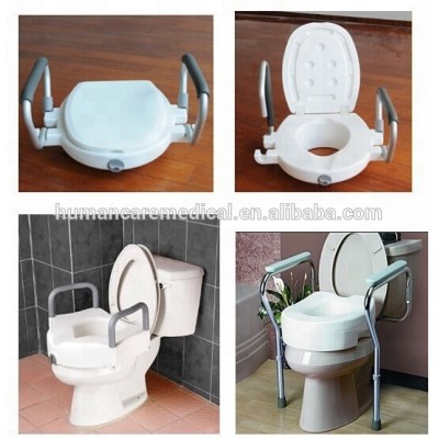 2" 4" 6" raised toilet seat with Armrest and cover optional