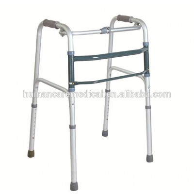 Best selling aluminum Adjustable One button folding euro walker for disabled